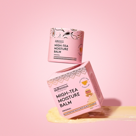 delhicious MIGH-TEA MOISTURE BALM multifunkční balzám pro velmi suchou a citlivou pleť