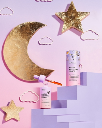 delhicious MOON MOISTURE DROPS olio siero nutriente per la rigenerazione della pelle