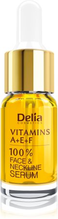 Delia Cosmetics Professional Face Care Vitamins A+E+F Antifalten Serum Für Gesicht und Dekolleté