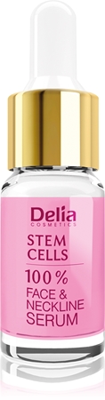 Delia Cosmetics Professional Face Care Stem Cells tehokas kiinteyttävä ja ryppyjä ehkäisevä kantasoluja sisältävä seerumi kasvoille, kaulalle ja dekolteelle