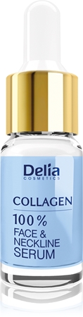 Delia Cosmetics Professional Face Care Collagen intenzivní protivráskové a hydratační sérum na obličej, krk a dekolt