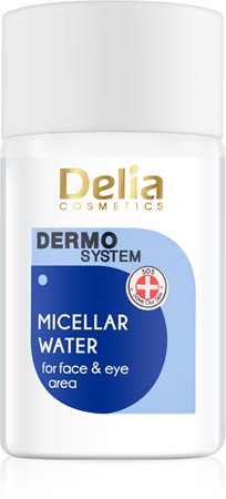 Delia Cosmetics Dermo System eau micellaire nettoyante contour yeux et lèvres 3 en 1