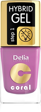 Delia Cosmetics Coral Nail Enamel Hybrid Gel vernis à ongles gel