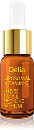Delia Cosmetics Professional Face Care Vitamin C bőrélénkítő szérum C-vitaminnal arcra, nyakra és dekoltázsra