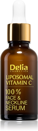 Delia Cosmetics Vitamine C Aufhellendes Serum mit Vitamin C Für Gesicht und Dekolleté