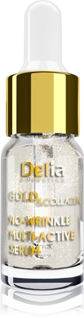 Delia Cosmetics Gold & Collagen Rich Care siero illuminante antirughe