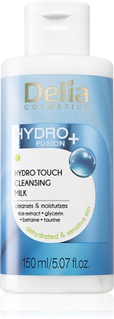 Delia Cosmetics Hydro Fusion + lait nettoyant doux