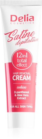 Delia Cosmetics Satine Depilation 12in1 Total Effect крем для депіляції для всіх типів шкіри