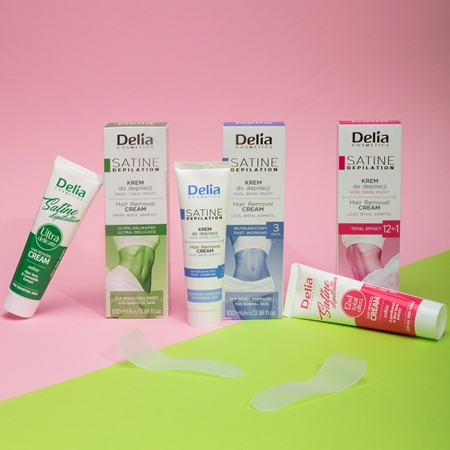 Delia Cosmetics Satine Depilation Ultra-Delicate Hair Removal Cream for sensitive skin