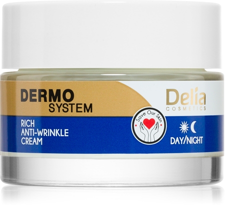 Delia Cosmetics Dermo System intenzivně zpevňující denní a noční krém proti vráskám