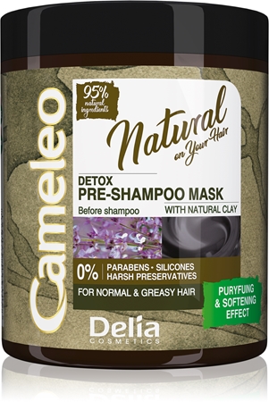 Delia Cosmetics Cameleo Natural pred-šampónová starostlivosť pre mastné vlasy
