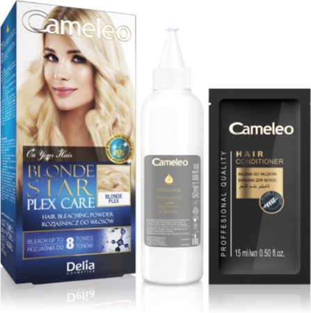 Delia Cosmetics Cameleo Blonde Star Plex Care poudre décolorante