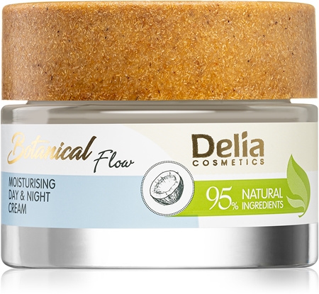 Delia Cosmetics Botanical Flow Coconut Oil crème jour et nuit pour un effet naturel