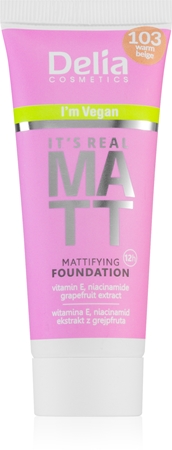 Delia Cosmetics It's Real Matt Matistav jumestuskreem