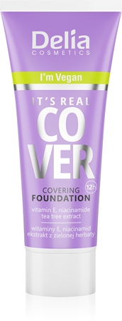 Delia Cosmetics It's Real Cover prekrivni tekoči puder