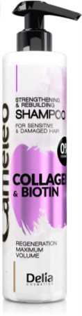 Delia Cosmetics Cameleo Collagen & Biotin šampon za okrepitev las za poškodovane in krhke lase