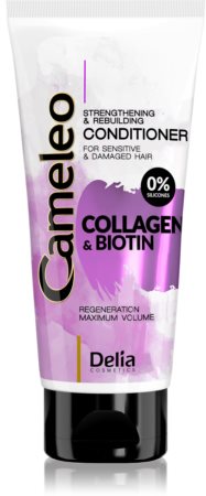 Delia Cosmetics Cameleo Collagen & Biotin Stärkande balsam För skadat och ömtåligt hår