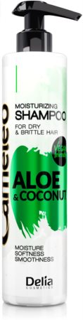 Delia Cosmetics Cameleo Aloe & Coconut drėkinamasis šampūnas sausiems ir lūžinėjantiems plaukams
