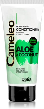 Delia Cosmetics Cameleo Aloe & Coconut feuchtigkeitsspendender Conditioner für trockenes und zerbrechliches Haar