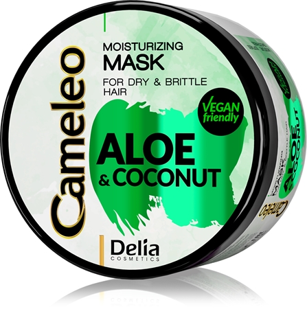 Delia Cosmetics Cameleo Aloe & Coconut maseczka nawilżająca do włosów suchych i łamliwych