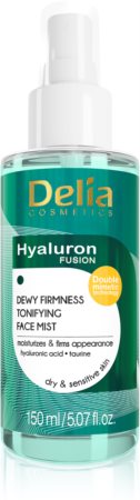 Delia Cosmetics Hyaluron Fusion bruma tonificante de pele com efeito reafirmante