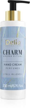 Delia Cosmetics Charm Aroma Ritual Fall in Love crema de manos con dosificador