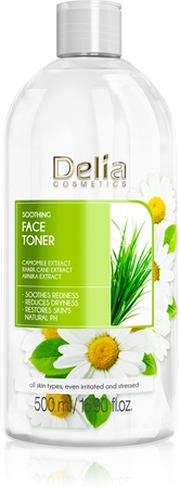 Delia Cosmetics Camomile lotion tonique apaisante au camomille
