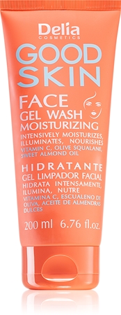 Delia Cosmetics Good Skin gel limpiador hidratante para el rostro