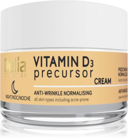 Delia Cosmetics Vitamin D3 Precursor krem na noc przeciw zmarszczkom
