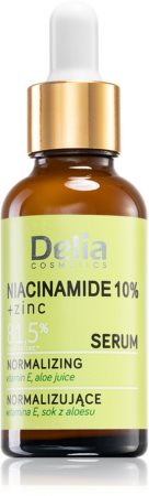 Delia Cosmetics Niacinamide 10% + zinc das erneuernde Serum für Gesicht, Hals und Dekolleté