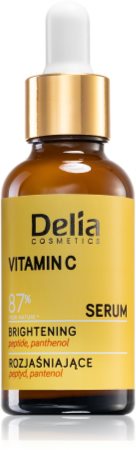 Delia Cosmetics Vitamin C sérum iluminador para rosto, pescoço e decote