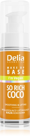 Delia Cosmetics So Rich Coco gladilna podlaga (primer) za pod tekoči puder