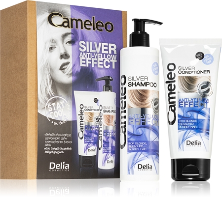 Delia Cosmetics Cameleo Anti-Yellow Effect gift set (for blonde and grey hair)