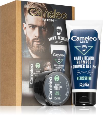 Delia Cosmetics Cameleo Men darilni set (za lase, brado in telo) za moške