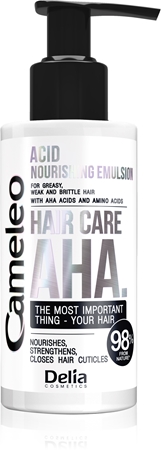 Delia Cosmetics Cameleo AHA tápláló emulzió a gyenge hajra