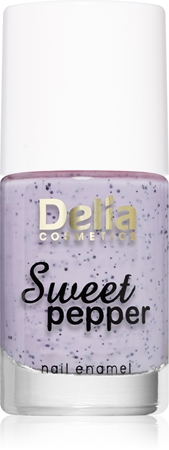 Delia Cosmetics Sweet Pepper Black Particles Nagellack