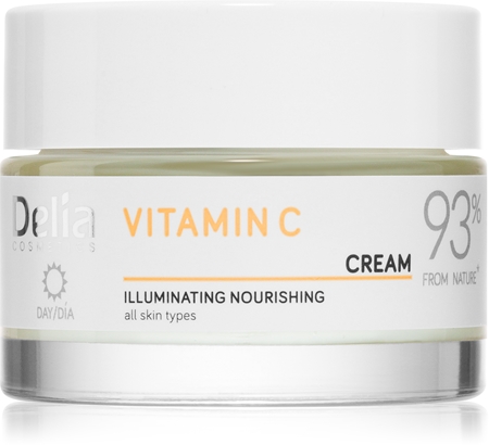 Delia Cosmetics Vitamin C posvetlitvena dnevna krema z vitaminom C