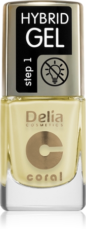 Delia Cosmetics Coral Nail Enamel Hybrid Gel гелевий лак для нігтів