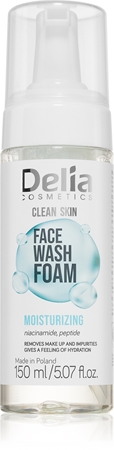 Delia Cosmetics Clean Skin čisticí pleťová pěna s hydratačním účinkem