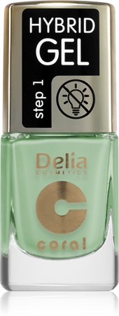 Delia Cosmetics Coral Nail Enamel Hybrid Gel gelinis nagų lakas