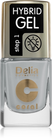 Delia Cosmetics Coral Nail Enamel Hybrid Gel Geelküünelakk