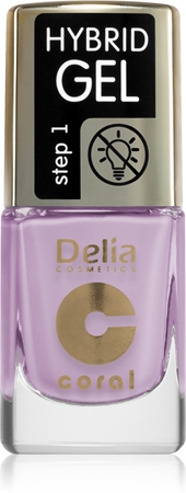 Delia Cosmetics Coral Nail Enamel Hybrid Gel гелевий лак для нігтів