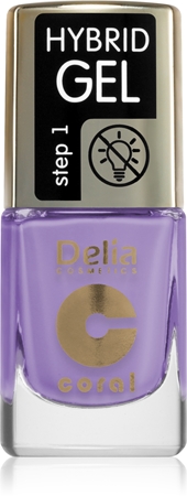 Delia Cosmetics Coral Nail Enamel Hybrid Gel гелевий лак для нігтів