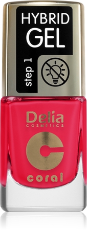Delia Cosmetics Coral Nail Enamel Hybrid Gel vernis à ongles gel