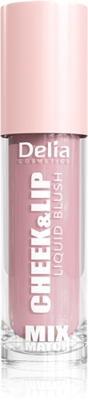 Delia Cosmetics Mix&Match Cheek & Lip Liquid Blush Šķidrs vaigu sārtums lūpām un vaigiem