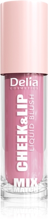 Delia Cosmetics Mix&Match Cheek & Lip Liquid Blush Šķidrs vaigu sārtums lūpām un vaigiem