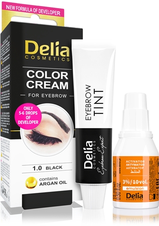 Delia Cosmetics Argan Oil barva na obočí