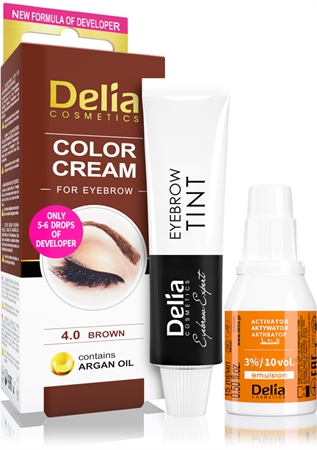 Delia Cosmetics Argan Oil barva na obočí