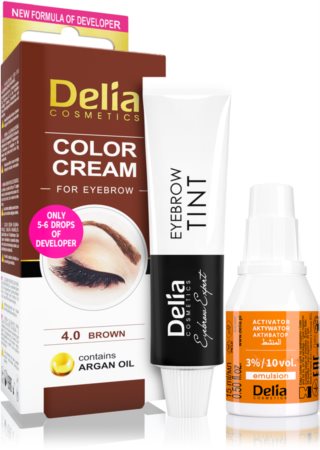 Delia Cosmetics Argan Oil Farbe für die Augenbrauen