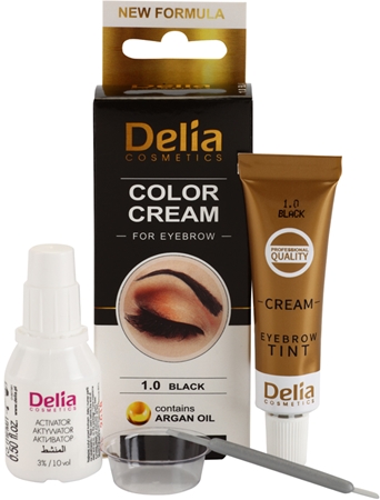 Delia Cosmetics Argan Oil barva na obočí